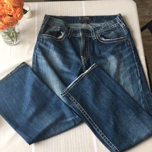 Men’s silver jeans
